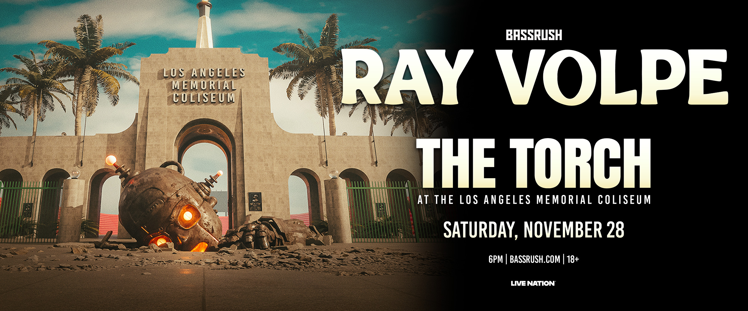Bassrush Presents Ray Volpe – Ages 18+ with Valid ID